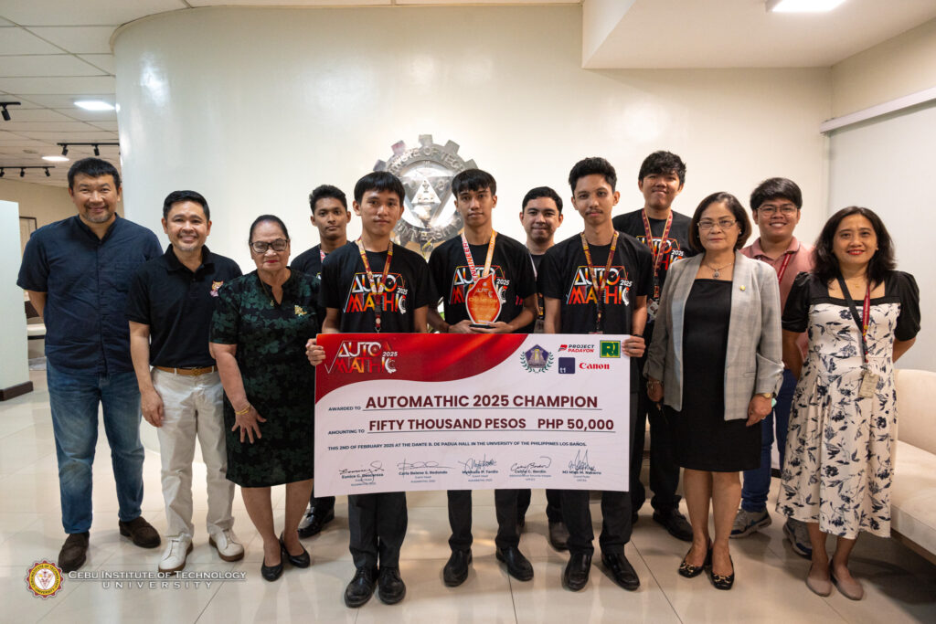 CIT University Teams Dominate AUTOMATHIC 2025, Champion Team Pays Courtesy Call
