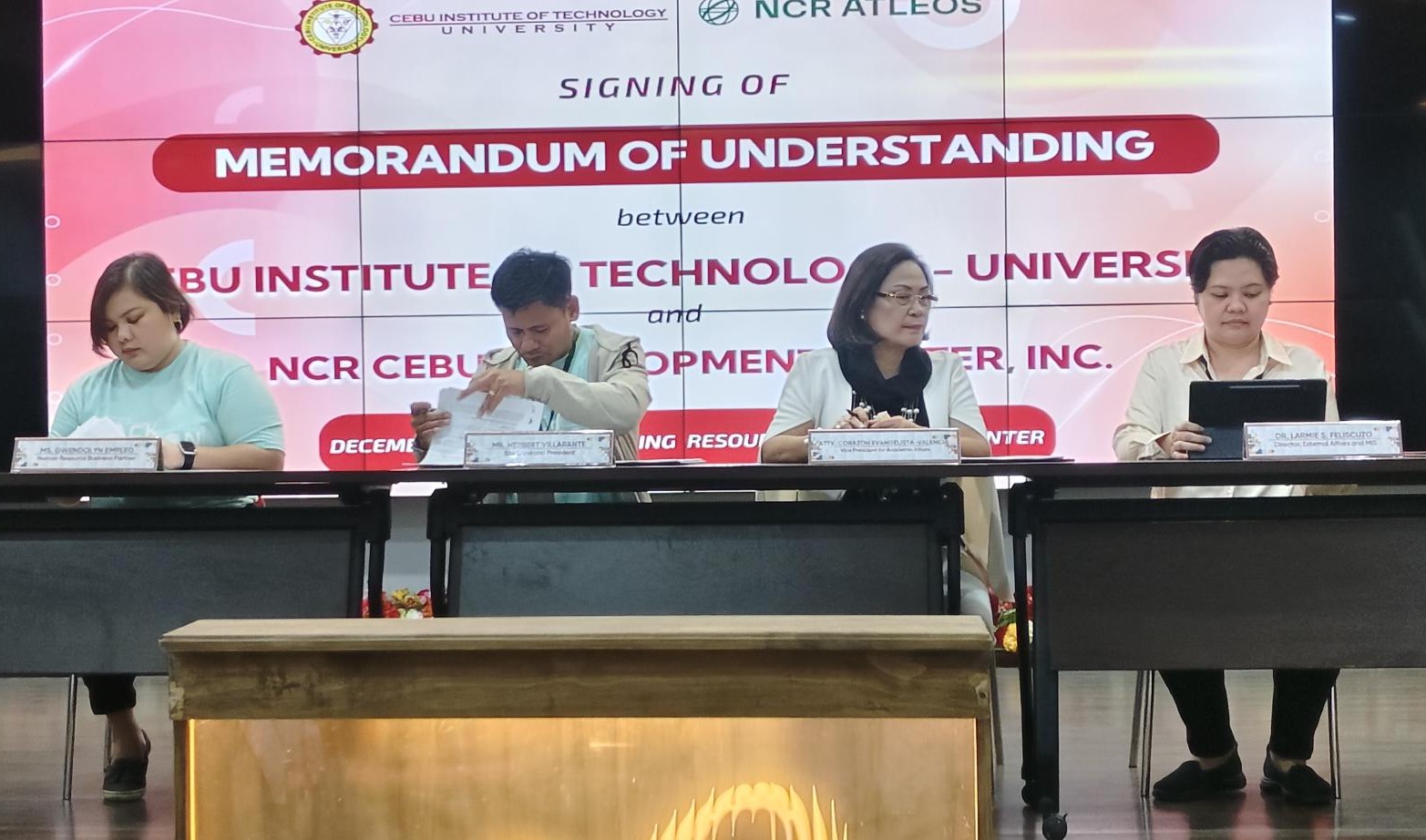 CIT University and NCR Atleos Seal Strategic Partnership to Advance Innovation and Industry Collaboration