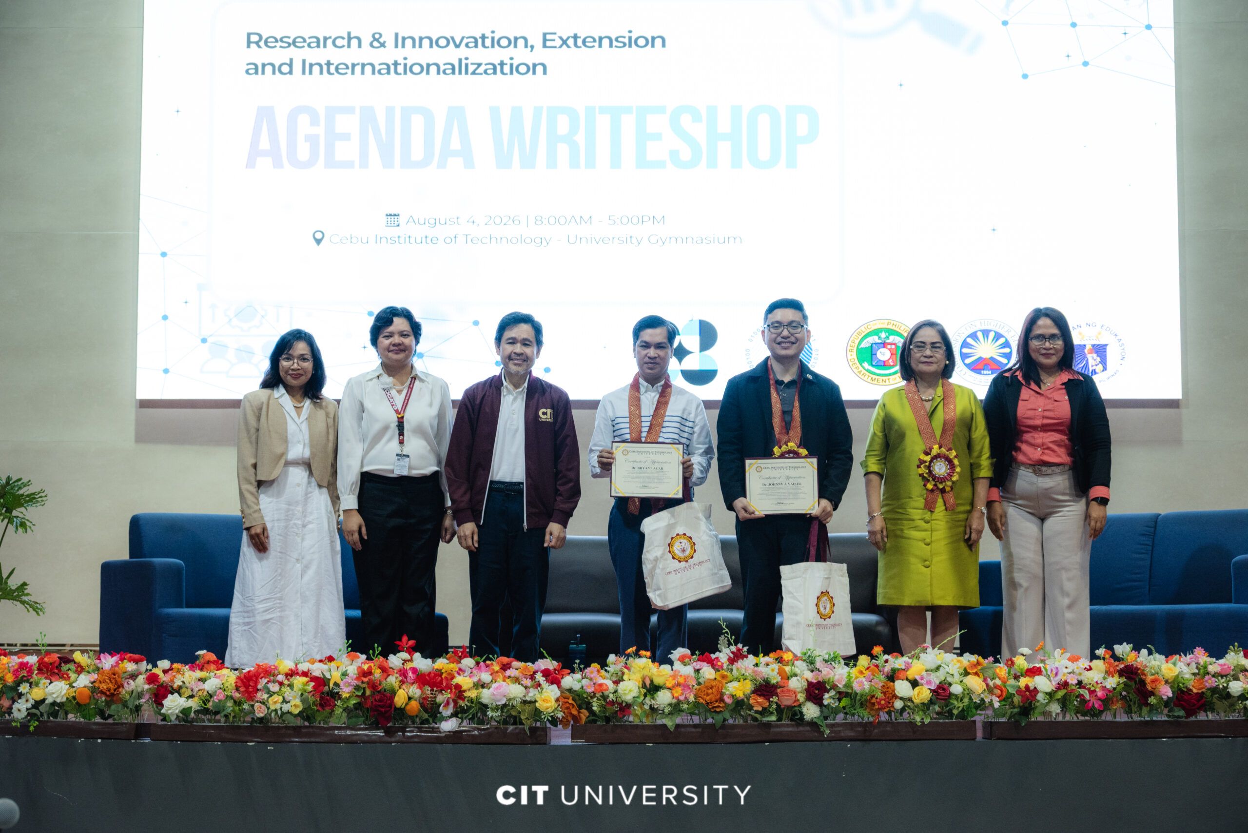 CIT University RIEI Agenda Writeshop with academic leaders and government partners